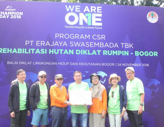 Rehabilitasi KHDTK Hutan Diklat Rumpin Bersama PT. Erajaya Swasembada Tbk.