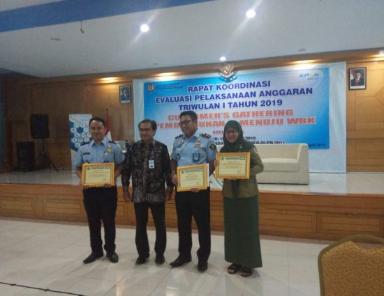 BDLHK Bogor Mendapat Penghargaan Capaian IKPH Peringkat III dari KPPN Bogor